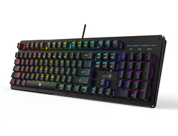 Genius GX Scorpion K10 Smart Gaming Keyboard, Mechanical Feel, RGB Backlight With App to customise Keys and Macros, Black